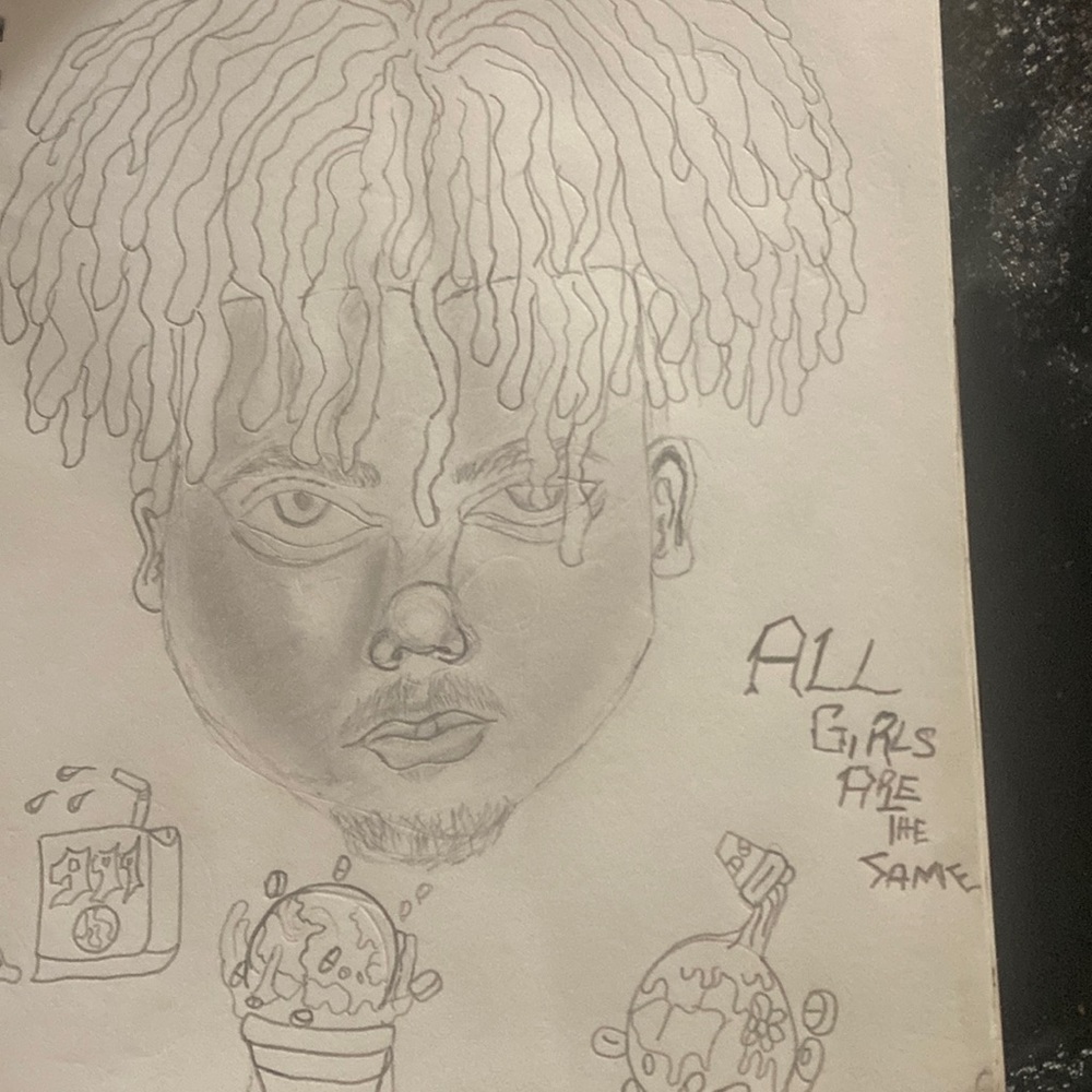 Juice WRLD inspired drawing